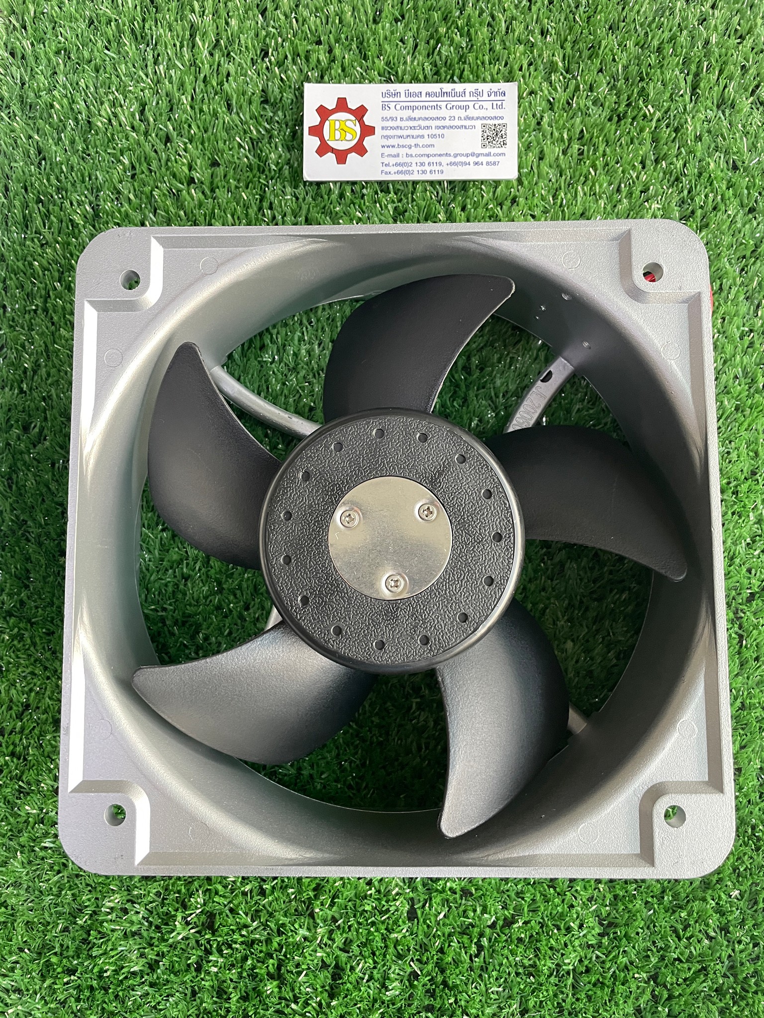 WINDSTORM : พัดลม WB206H5PC-A2LG 8" 200-240Vac (202x202)