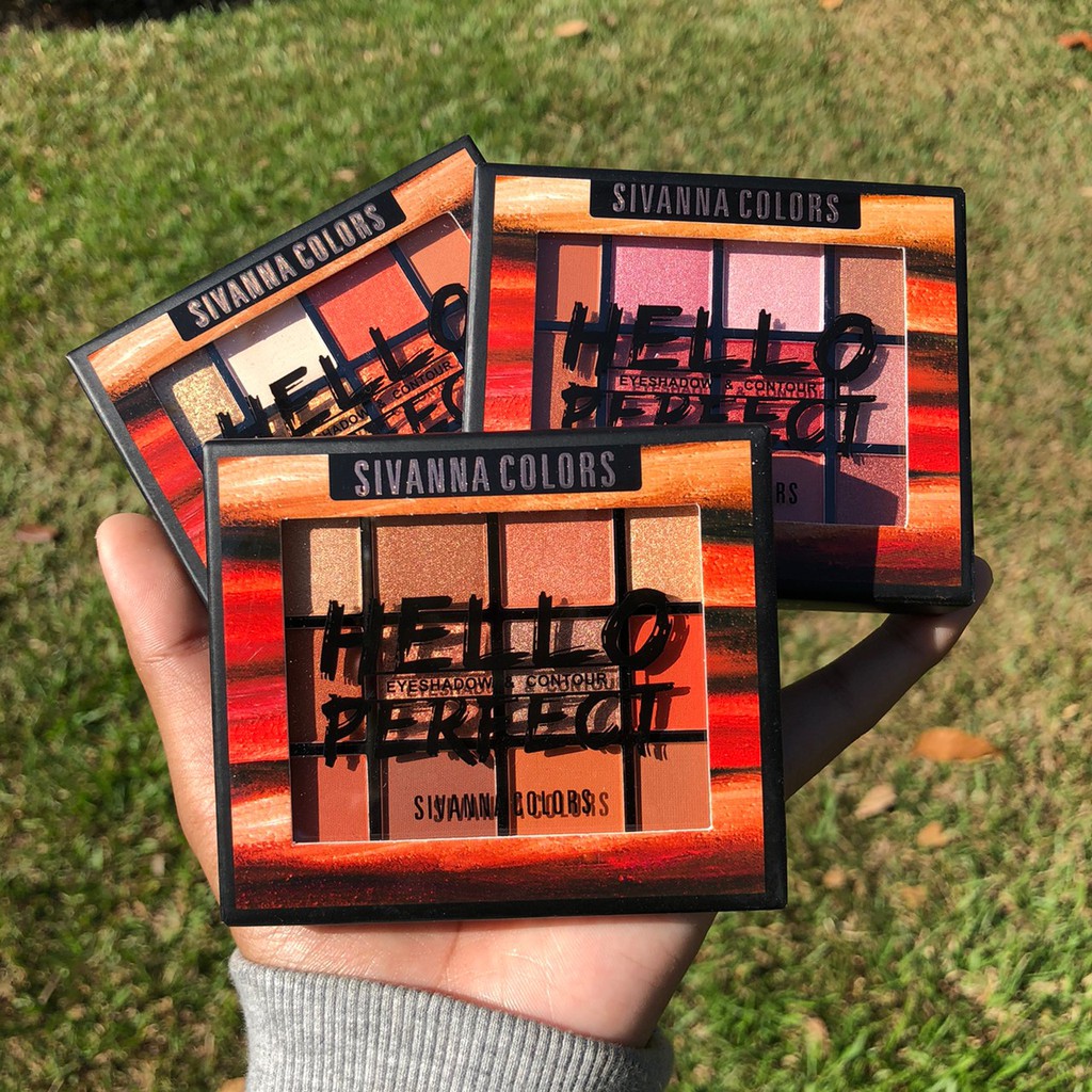 HF5016 Sivanna Colors Hello Perfect อายแชโดว์ บลัชออน ไฮไลท์ คอนทัวร์ ในตลับเดียว