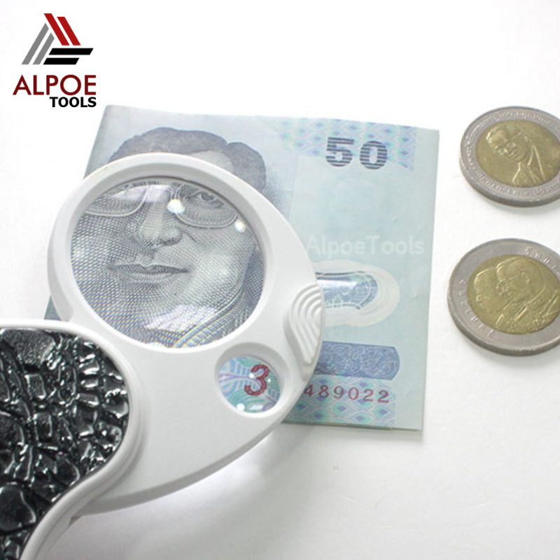 เลนท์ขยายพับได้ มีไฟ แบบพวงกุญแจ รหัส No.6901A-C ทรงรูปมะม่วง