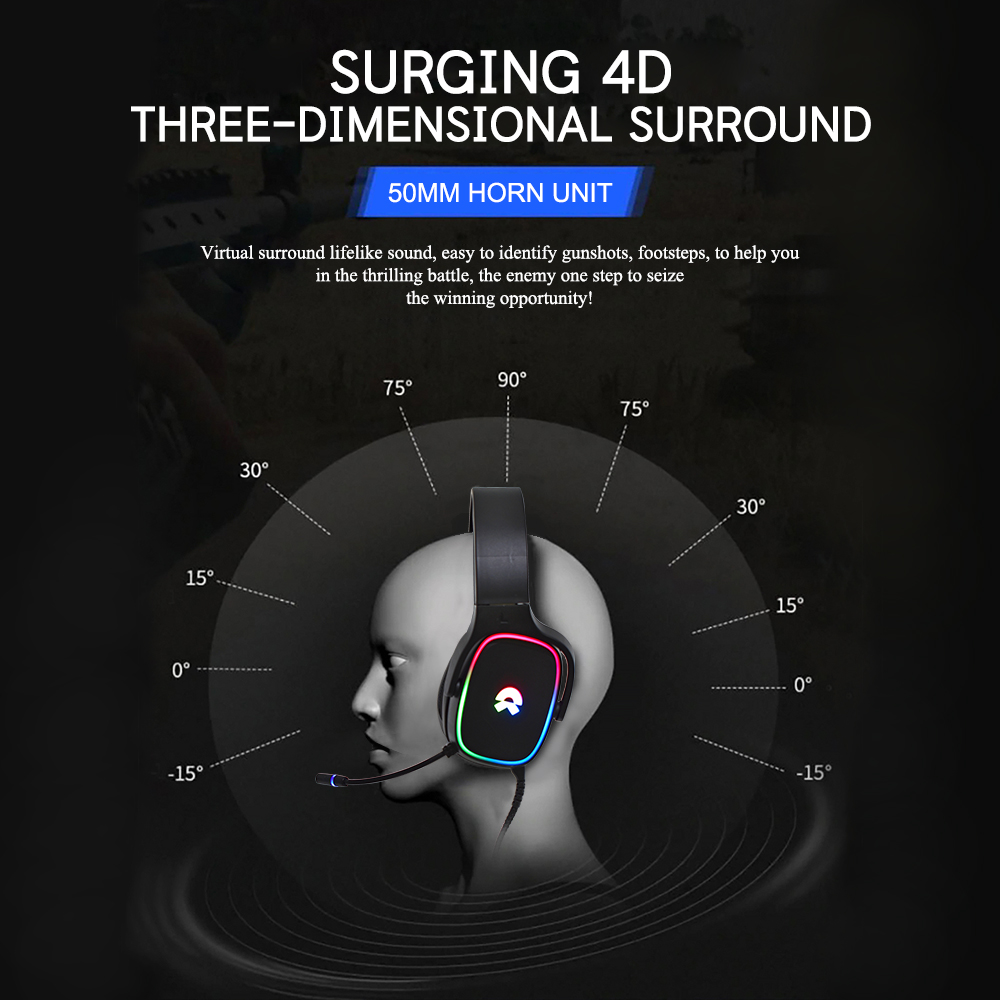 OKER L-22 OKER DREAM STEALER 7.1 HEADSETS +MIC USB HP-HM-OK-L22BK