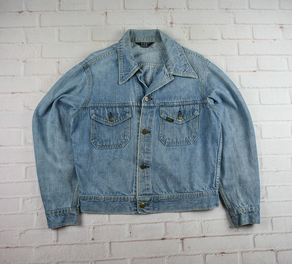Lee®แท้ อก 41 เสื้อยีนส์ เสื้อแจ็คเก็ตยีนส์ ผู้ชาย ลี สียีนส์ เสื้อแขนยาว เนื้อผ้าดี Made in U.S.A.