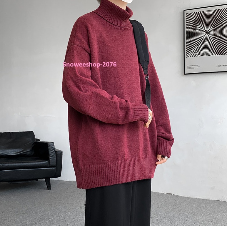 มีไซส์ใหญ่พิเศษ M–8X เสื้อสเวตเตอร์คอเต่าทรงหลวม ใส่แล้วเท่แบบโอปป้าเกาหลี ุ่มฟูทั้งตัว บุขนด้านในเพิ่มความอบอุ่น ไม่คัน ไม่อึดอัด ใส่เที่ยวต่างประเทศได้สบายสุดๆ ใส่แล้วพรางหุ่น ดูเพรียวขึ้น ไม่เทอะทะแน่นอน เลือกได้ถึง 5 สี ใส่คู่กางเกงยีนส์หรือโค้ทก็เท่ท