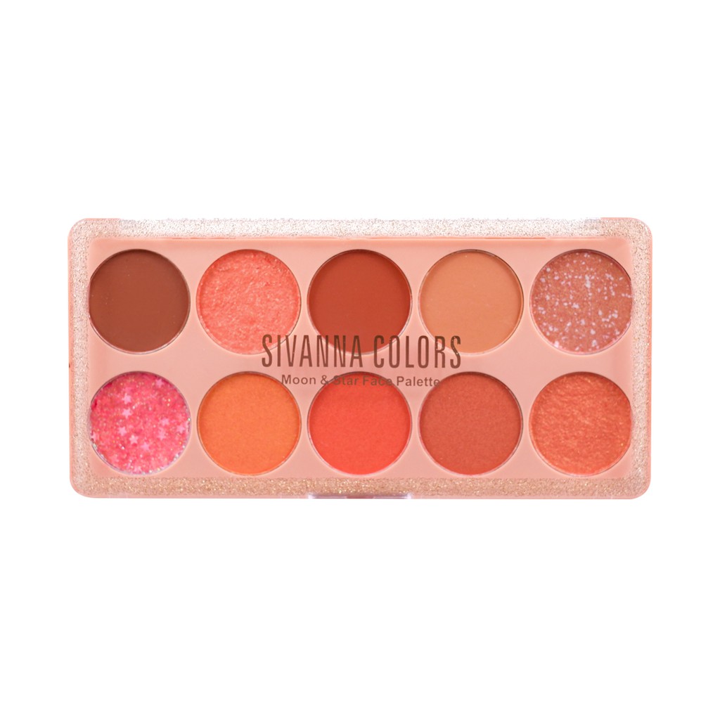 Sivanna Colors Moon & Star Face Palette HF6043 ซีเวียน่า อายแชโดว์ พาเลทท์