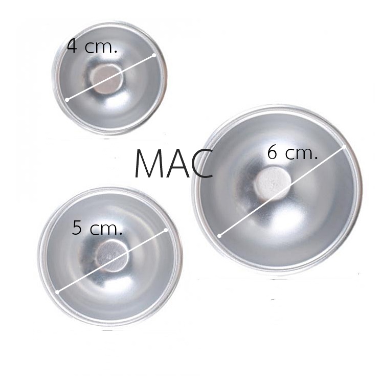 พิมพ์อลูมิเนียม ขนาด ศก. 6 ซม 1 คู่่