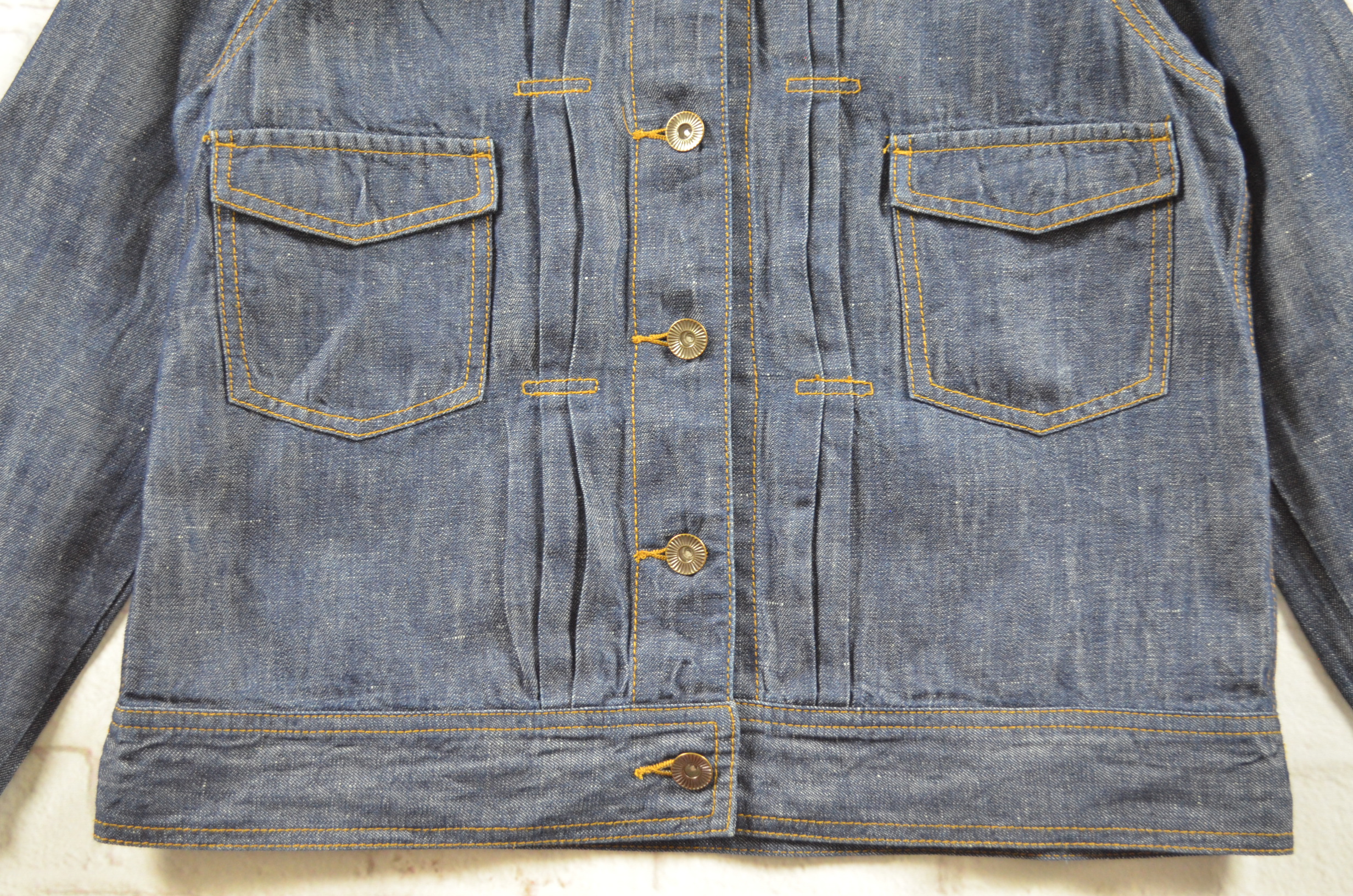 Simplieite อกจริง36' (S) เสื้อแจ็คเก็ตยีนส์ เสื้อยีนส์แขนยาวหญิงชาย เนื้อผ้ายีนส์เบาบางใส่สบาย