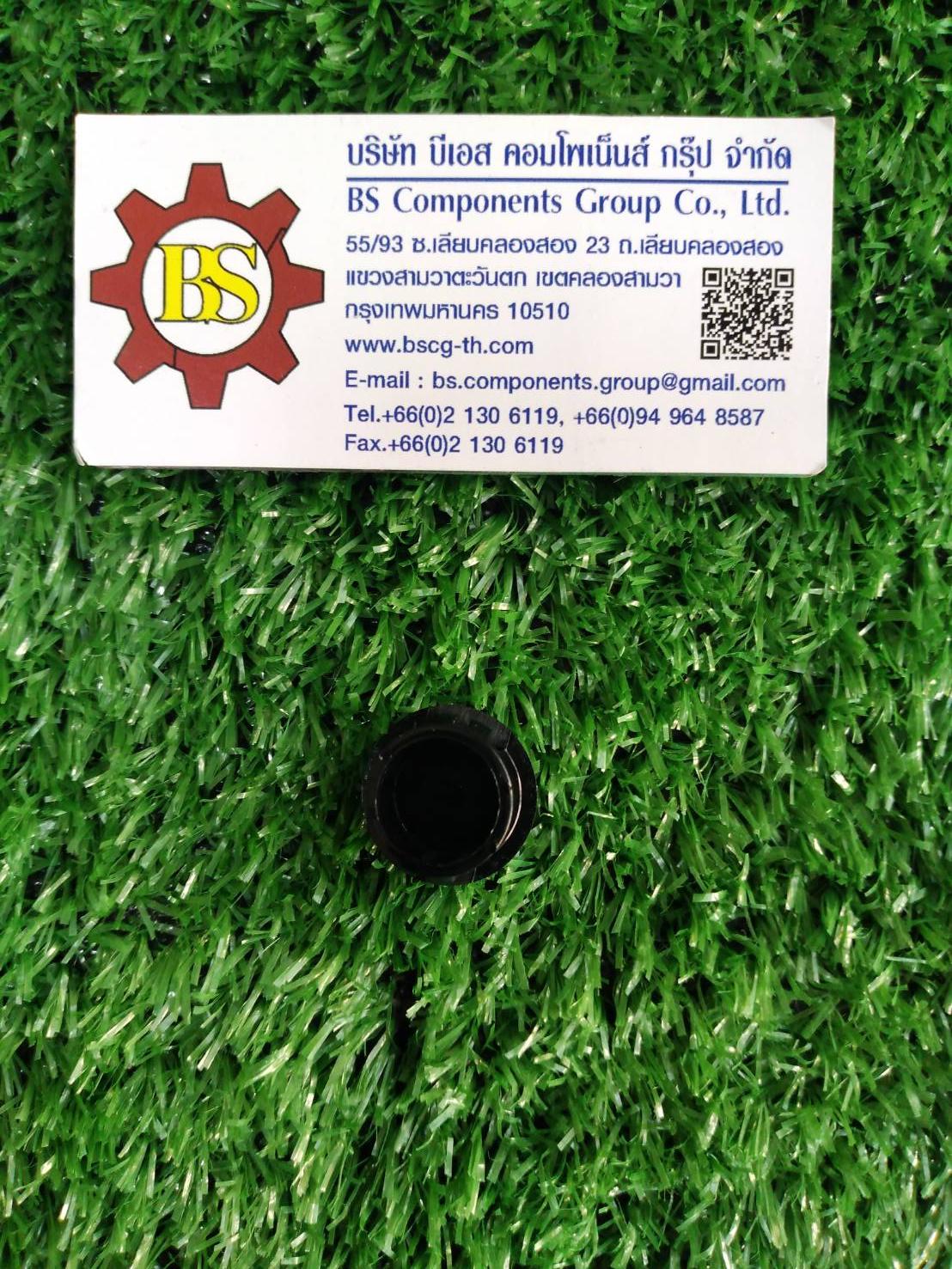 SHINOHAWA : ปลั๊กอุดหน้าตู้ CP976 รู 16mm. สีดำ