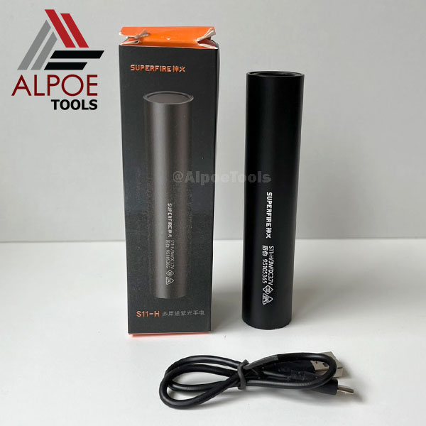 ไฟ UV ยี่ห้อ Superfire / Supfire ของแท้ ไฟสีม่วง รุ่น S11-H