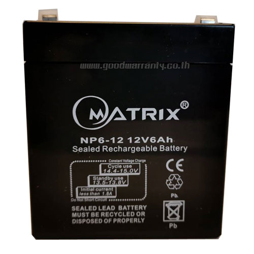 MATRIX 12V/6 AM BATTERY UPS MATRIX 12v5.5am BT-UP-MT-12006