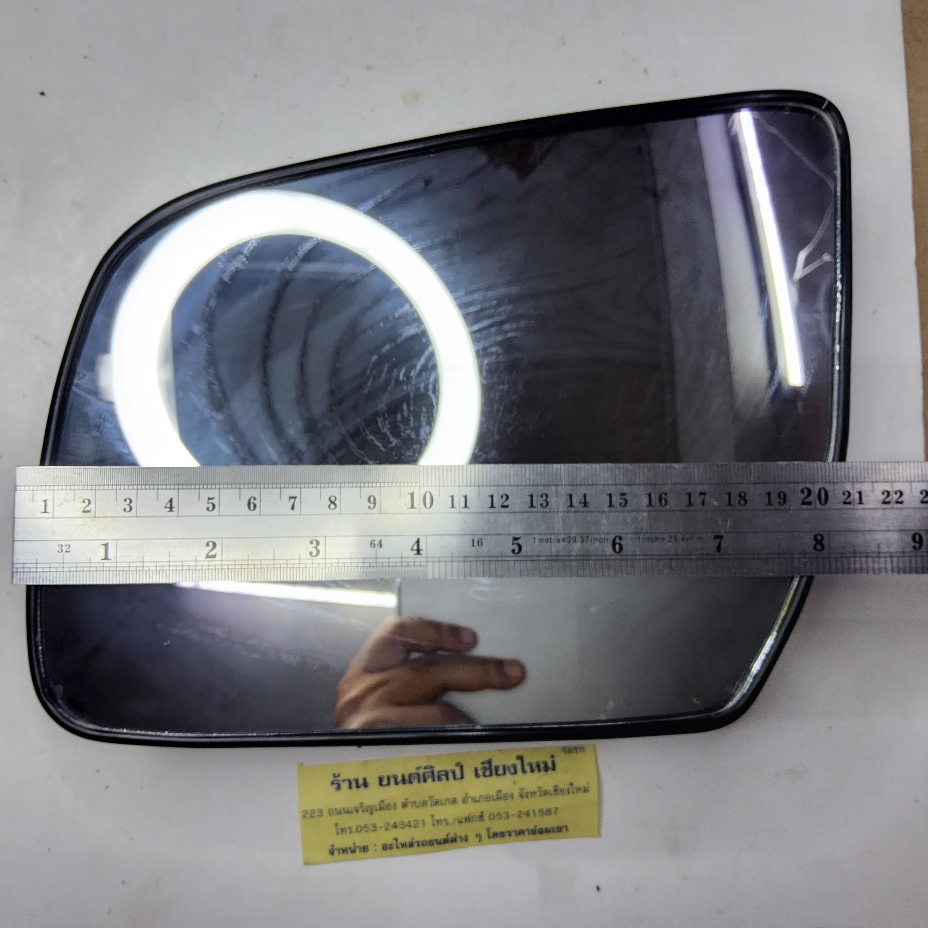 HORSE เนื้อ กระจกมองข้าง MAZDA BT 50 PRO ขอบดำ ปรับมือ + ไฟฟ้า ข้างซ้าย LH พร้อมอุปกรณ์ติดตั้ง