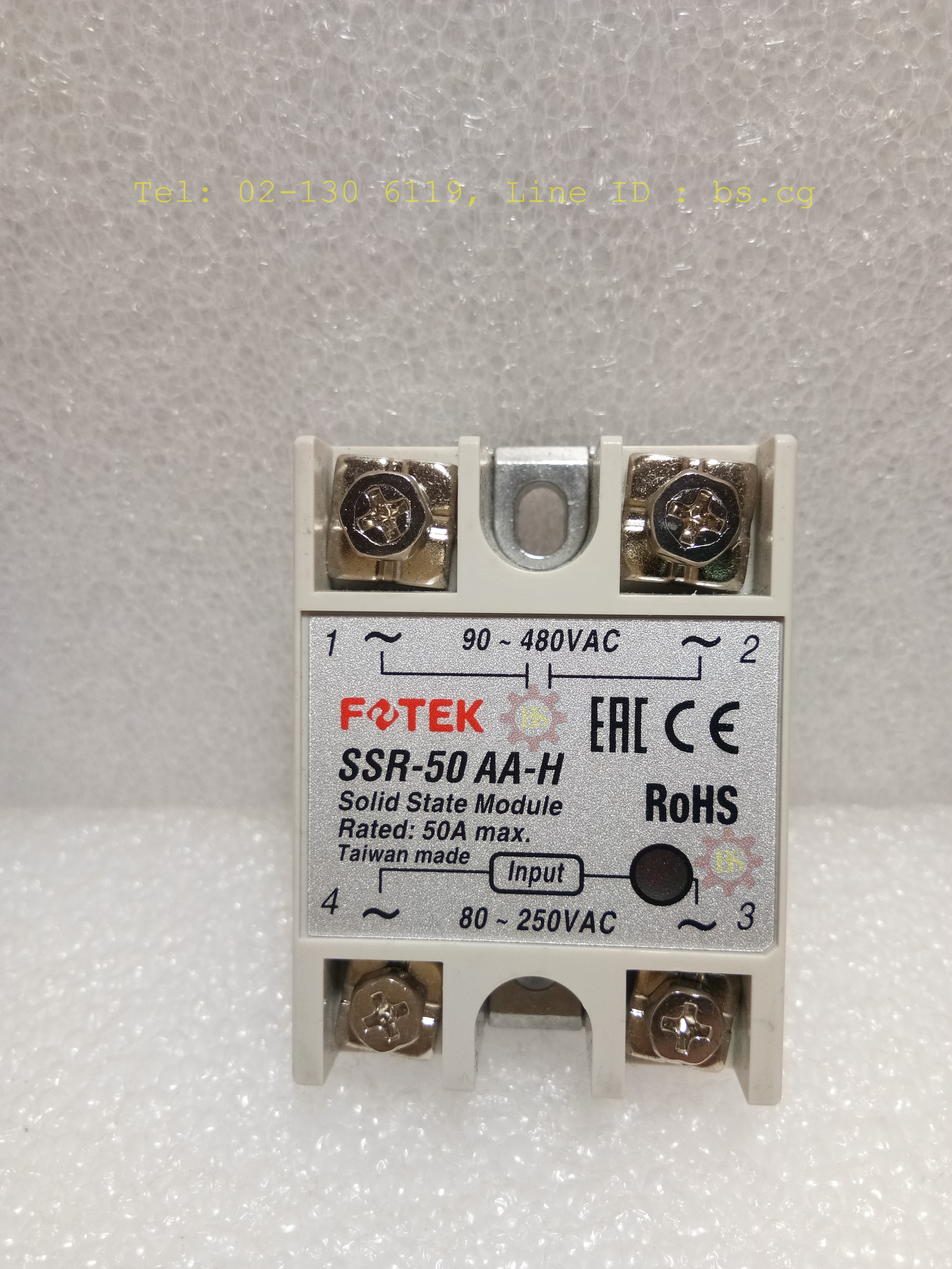 FOTEK : Solid State Module Rated: 50A max. SSR-50 AA-H