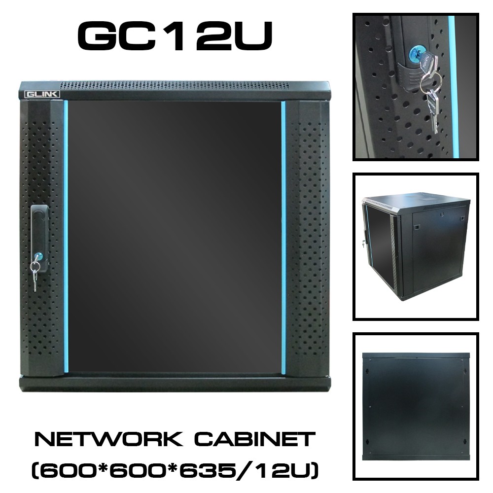 GLINK GC12U GLINK CABINET 600*600*635/12U SKU-02154