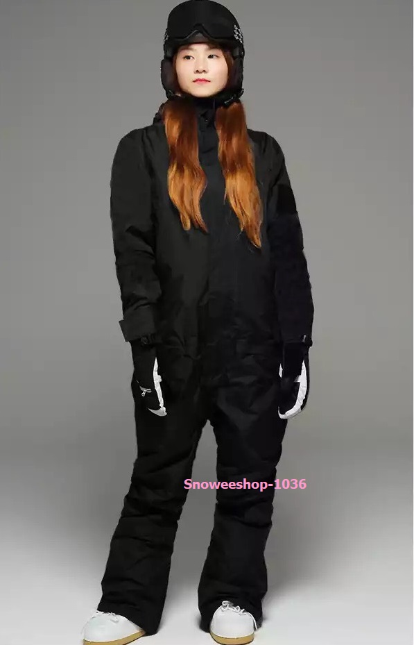 ชุดสโนว์บอร์ดจั๊มสูทผู้ชายผู้หญิง เซทสกีชุดยาวกันหนาวติดลบ 30 เหมาะสำหรับเล่นสกีลุยหิมะ
