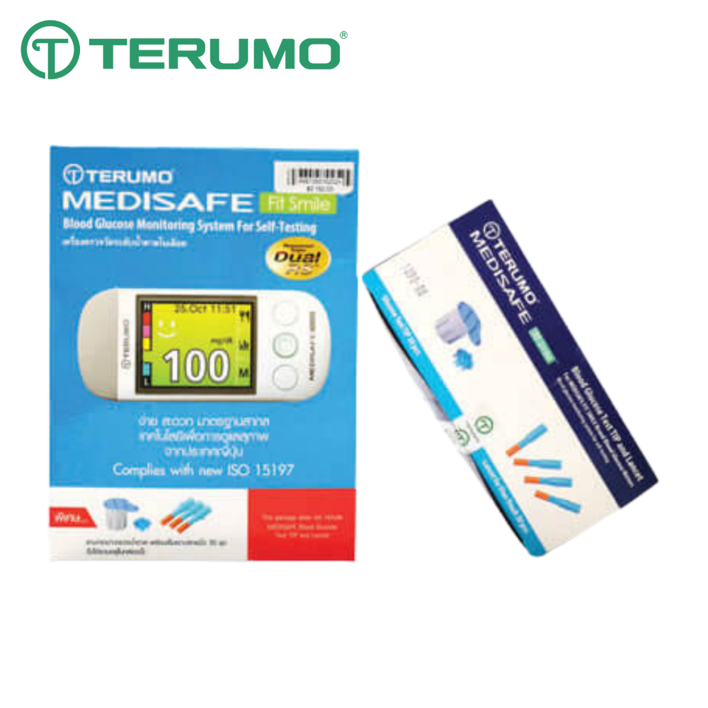 Terumo Medisafe Fit Smile เครื่องตรวจระดับน้ำตาล