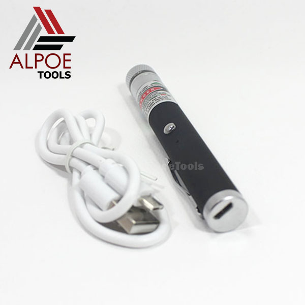 Laser Pointer สีเขียว ไฟแรงสูง แบบชาร์ต