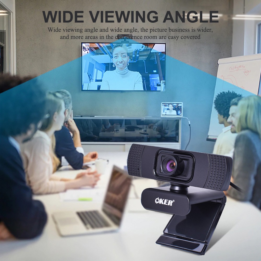 HD748 OKER FULL HD1080P WEBCAM +ขาตั้งกล้อง CM-OK-HD-HD748