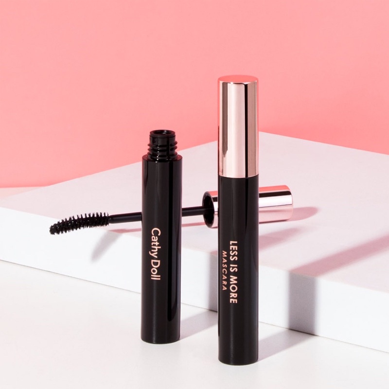 Cathy Doll Less Is More Mascara 8g เคทร่ดอลล์ มาสคาร่าเพิ่มความหนา งอน เด้ง