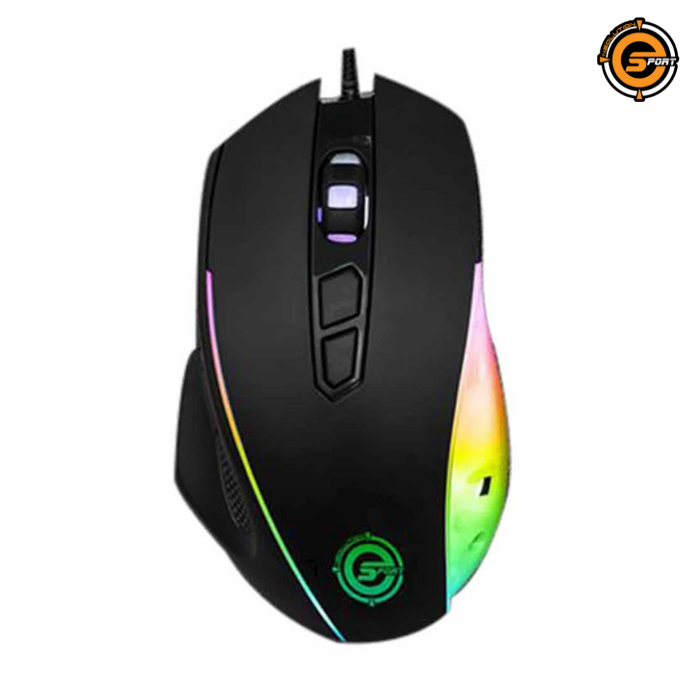 Neolution E-Sport Gaming Mouse เมาส์เกมมิ่ง NEOLUTION RGB 500-7200 DPI 6ปุ่ม GUARDIAN SKU-02196