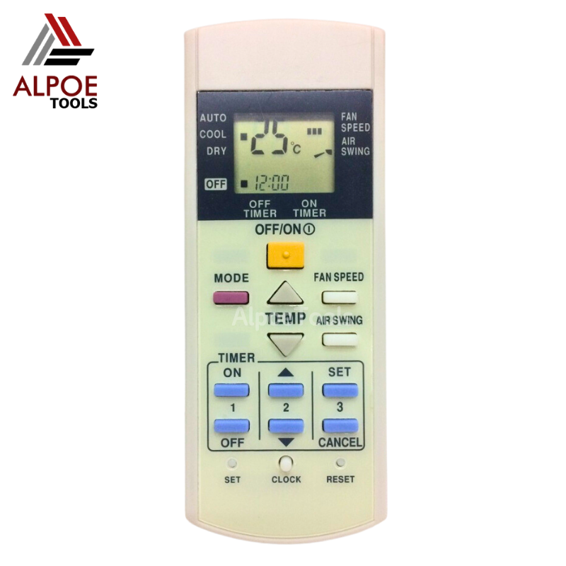 รีโมทแอร์ Panasonic มีปุุ่ม Mode รหัส A75C2841
