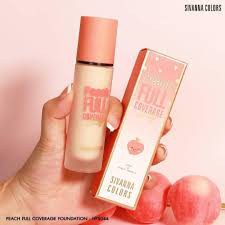 Sivanna Colors Peach Full Coverrage Foundation HF5044 ซีเวียน่า รองพื้นพีช