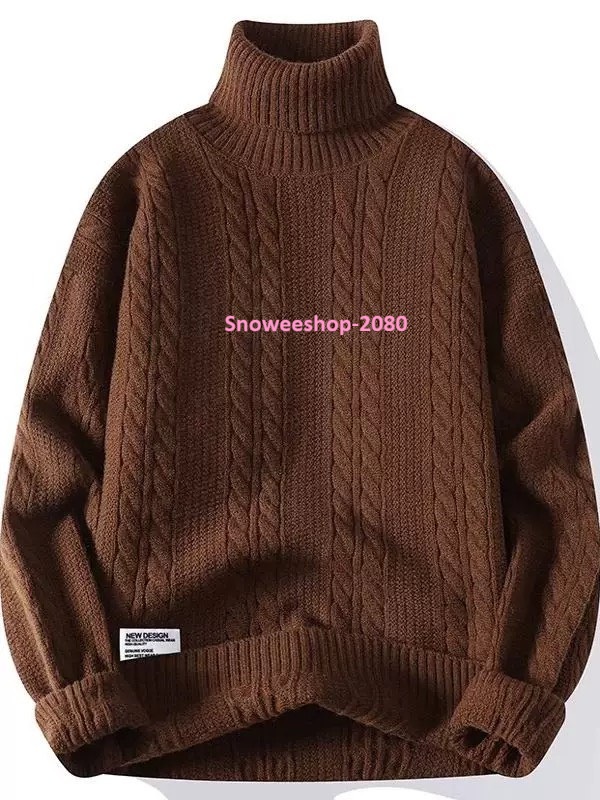 หนาวนี้ไม่กลัวอ้วน สเวตเตอร์คอเต่าทรงหลวม ใส่ได้ทั้งชายหญิง อุ่น นุ่ม หนา ใส่สบายสุด ๆ จะใส่เป็นตัวเดียว หรือเลเยอร์ข้างในก็เท่ทุกลุค มีให้เลือกถึง 4 เฉดสีสวยคลาสสิก ขนาดใหญ่พิเศษ 2XL – 8XL (ไซส์ถึง 59 นิ้ว!) ใส่เที่ยวเมืองหนาว ใส่เดินเล่นเกาหลี หรือญี่ปุ