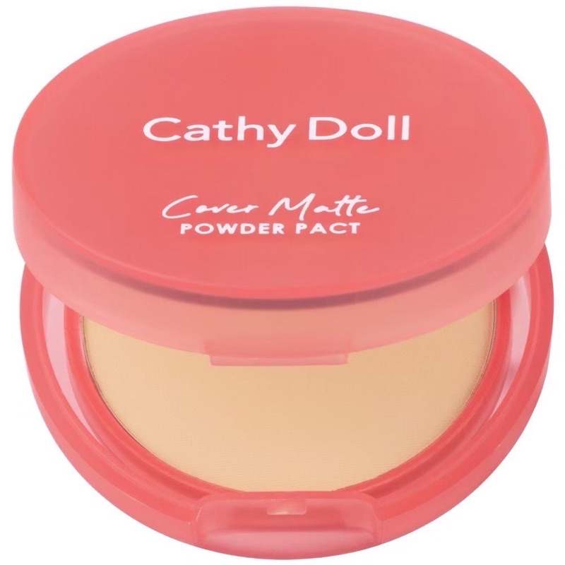 Cathy Doll Cover Matte Powder Pact SPF30 PA+++12g แป้งซ่อนผิว ปกปิดดีเยี่ยม