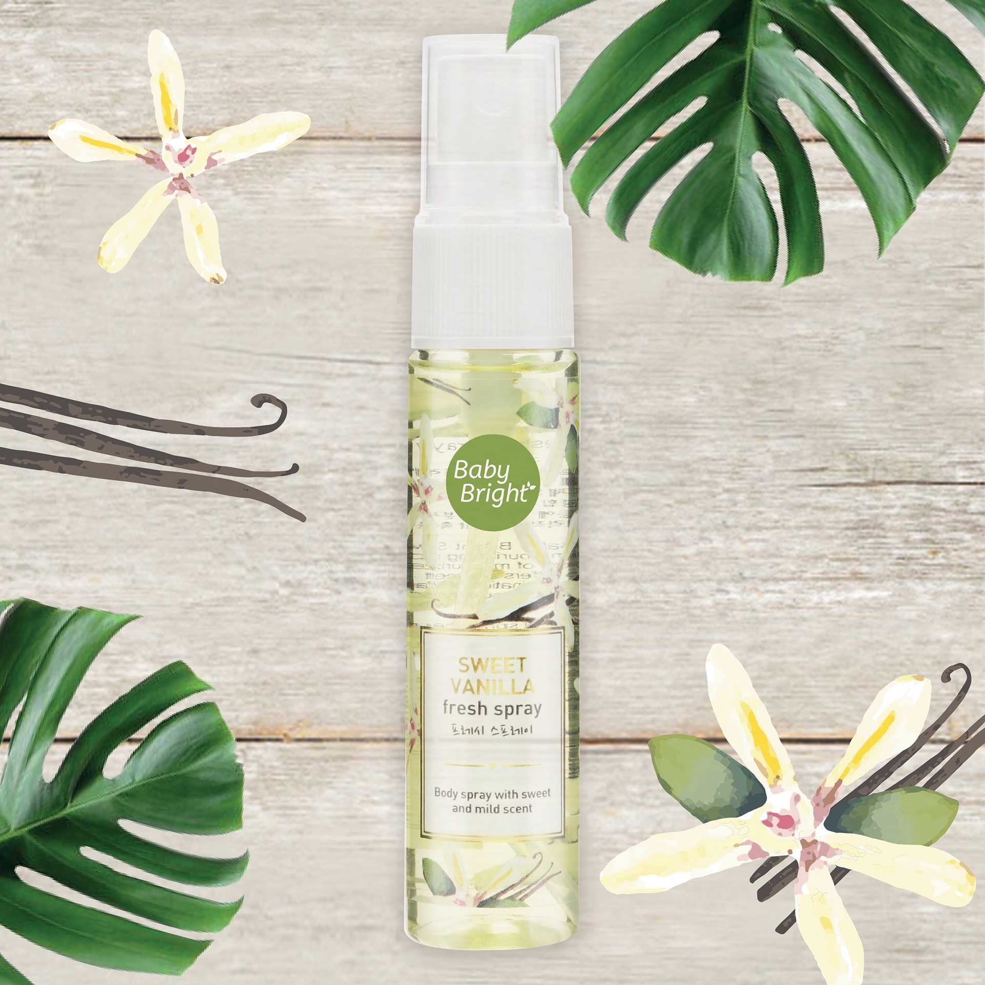 Baby Bright Sweet Vanilla Fresh Spray 20 ml.