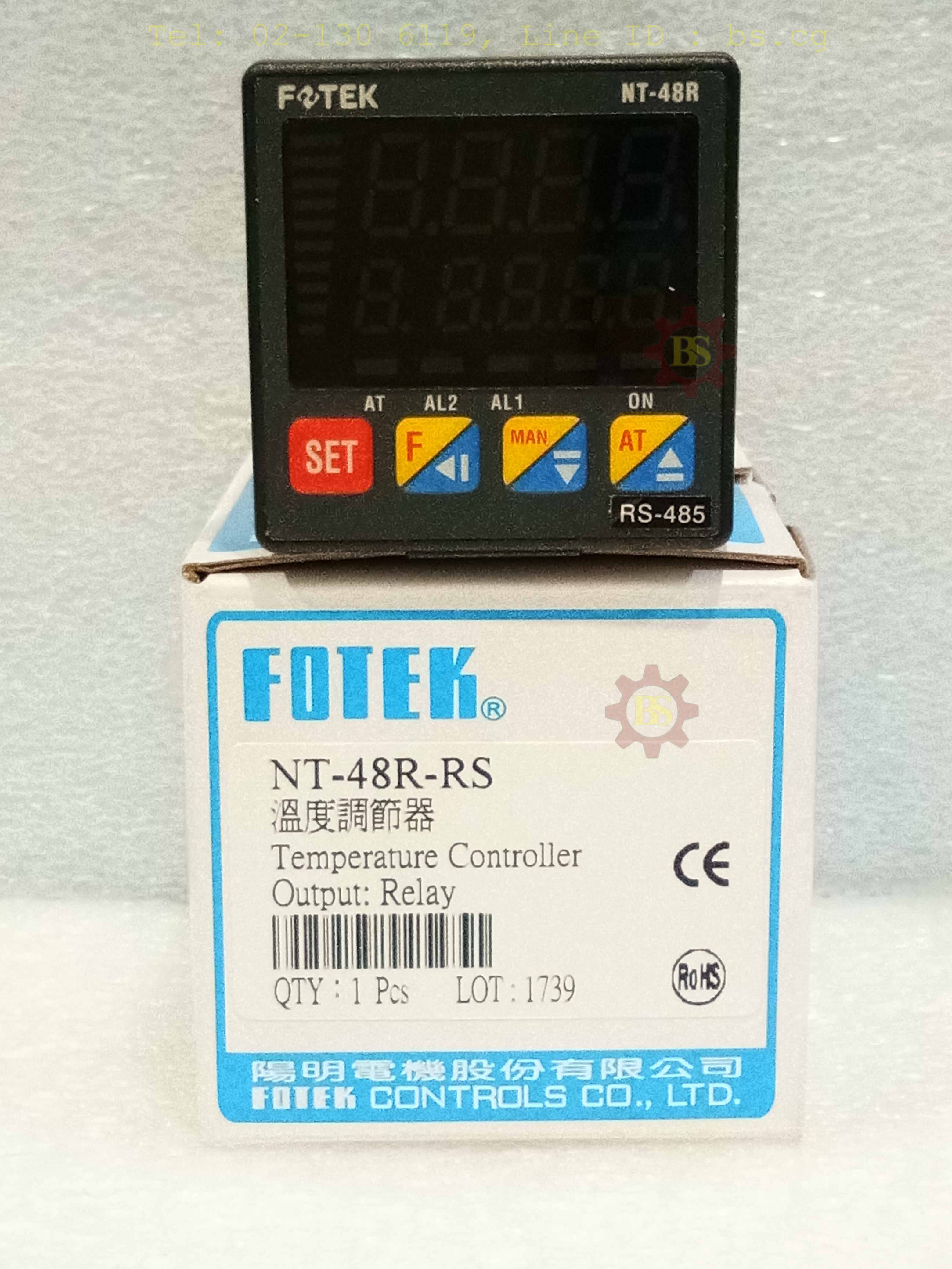 FOTEK : Temperature Controller Output:Relay NT-48R-RS