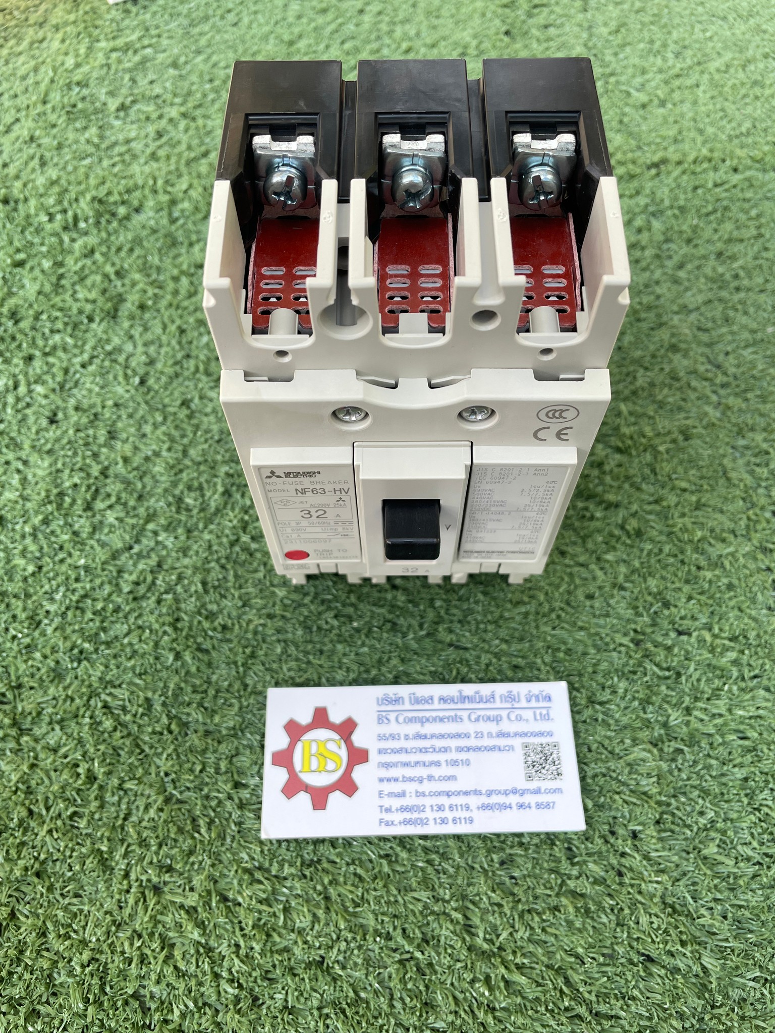 Mitsubishi : MCCB. (เบรกเกอร์) NF63-HV 3P 32A 10kA