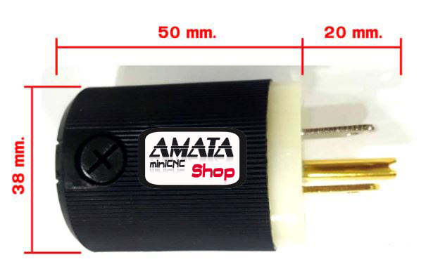 HUBBELL 8215C ปลั๊กไฟ 3P (ผู้) 220V 15A