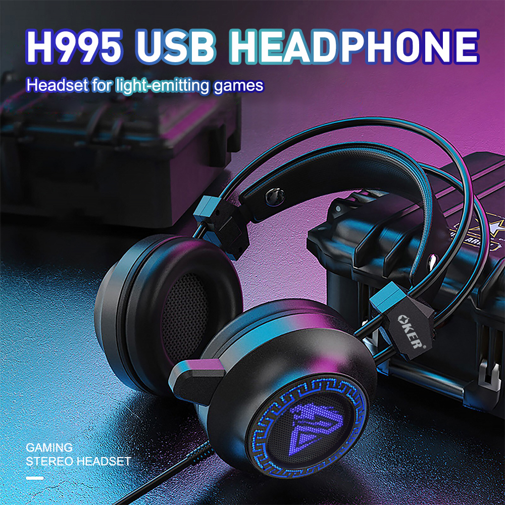 OKER H995 OKER USB HEADPHONE+MIC 7.1 USB HP-HM-OK-H995X