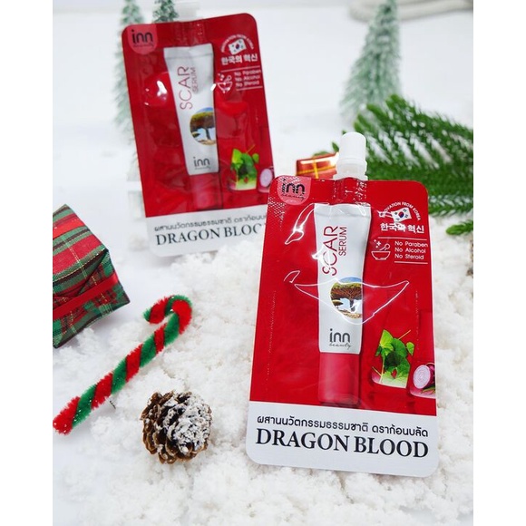 (6ซอง/กล่อง) Inn Beauty Scar Serum อินน์ บิวตี้ สการ์ เซรั่ม 8 กรัม