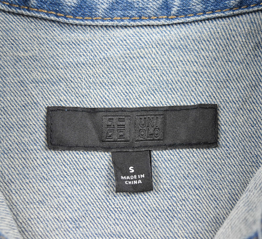 UNIQLO®แท้ อก 33 เสื้อแจ็คเก็ตยีนส์หญิง ยูนิโคล่ สียีนส์ เสื้อแขนยาว เนื้อผ้าดี
