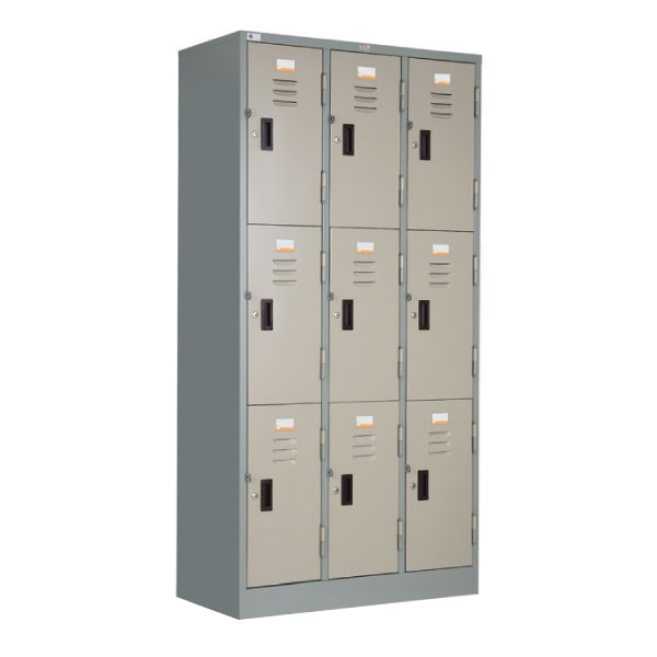 ตู้ล็อคเกอร์ รุ่น LK-009 บานเปิด 9 ประตู