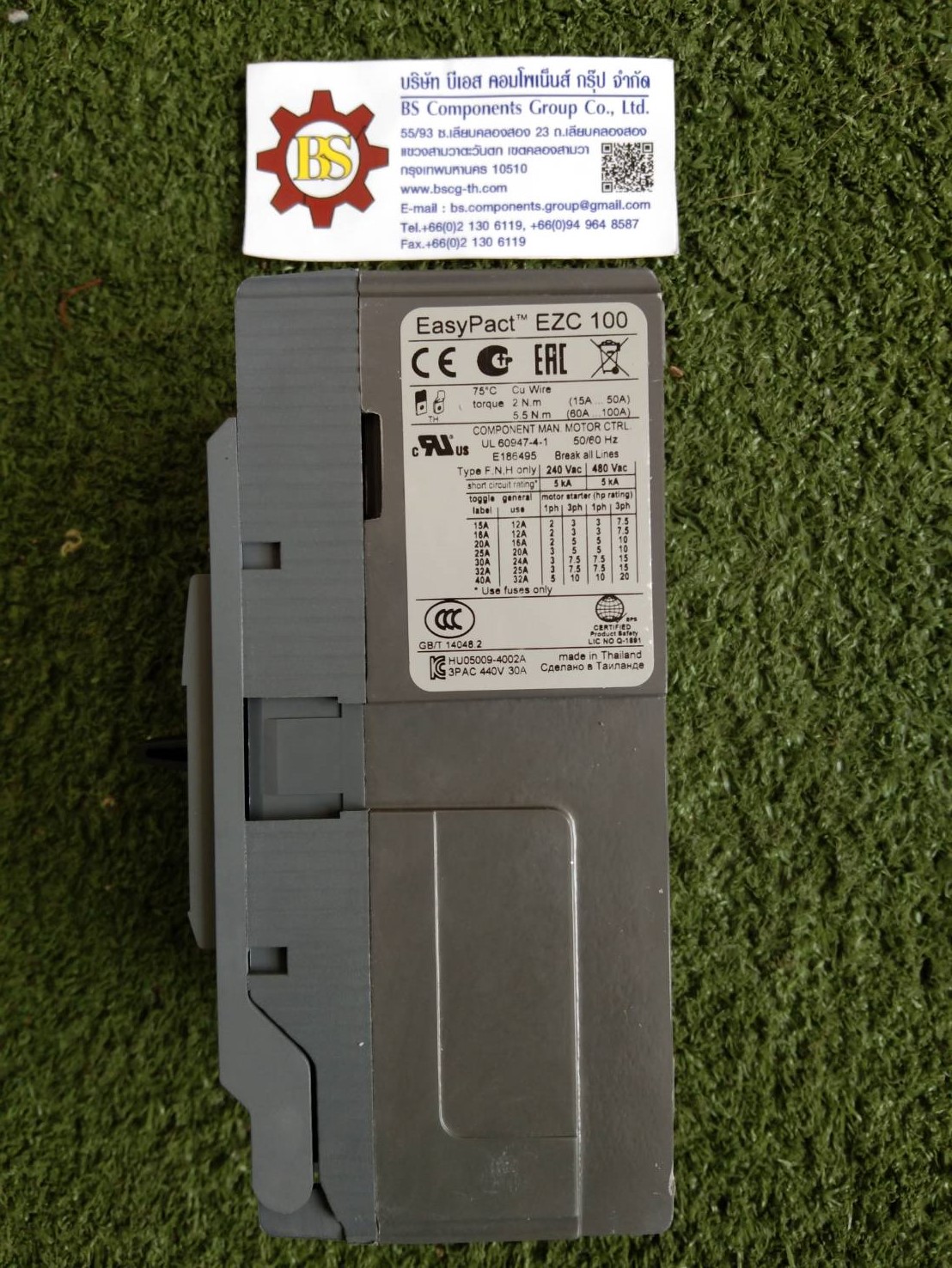 Schneider : MCCB.(เมนเบรกเกอร์) EZC100F3030 3P 30A 10kA