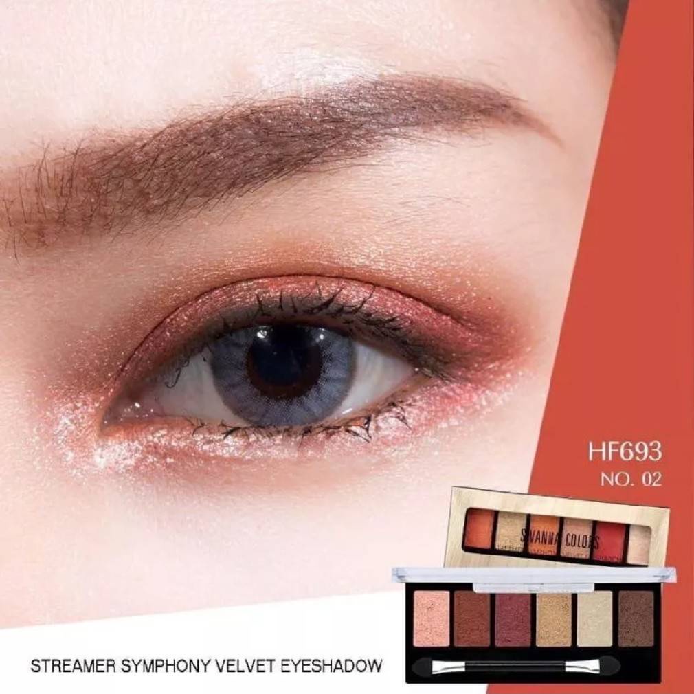 Sivanna Colors Streamer Symphony Velvet Eyeshadow HF693 ซีเวียน่า อายแชโดว์พาเลท อายแชโดว์ เนื้อครีม