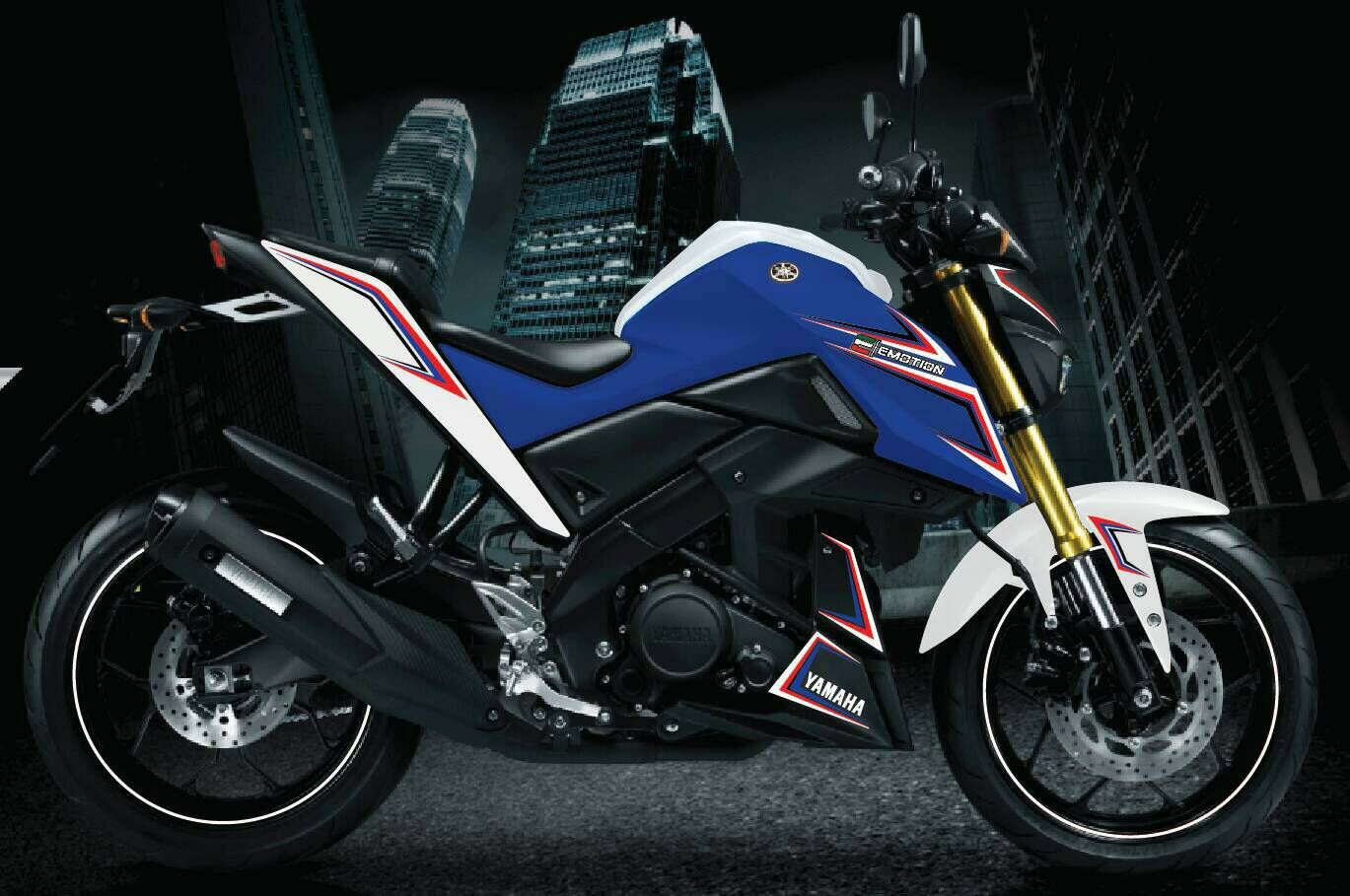 Sticker YAMAHA M SLAZ Emotion (เคลือบเงา) สติ๊กเกอร์ ติดรถมอเตอร์ไซค์ ยามาฮ่า เอ็ม แสลด