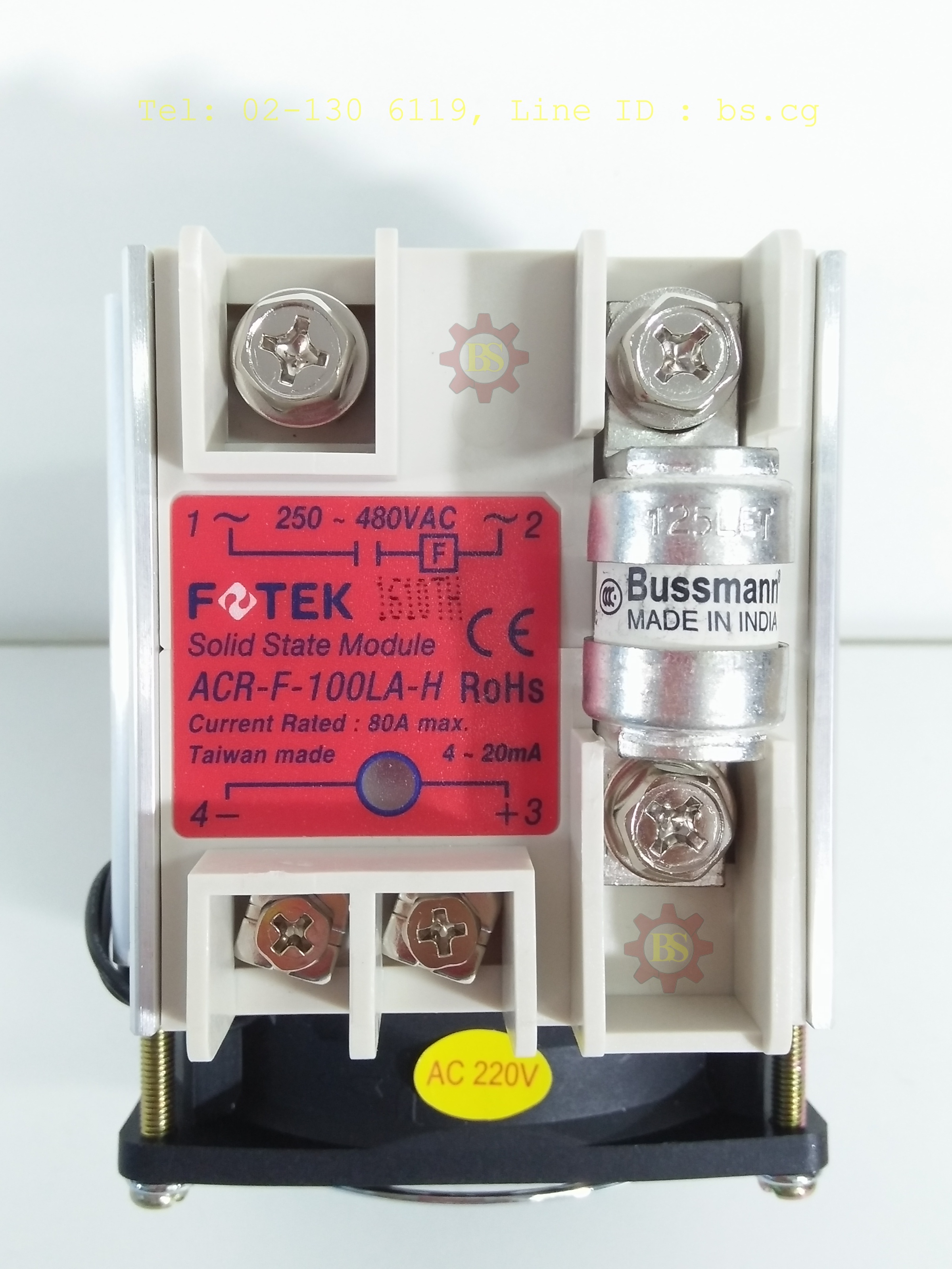 FOTEK : Solid State Module ACR-F-100LA-H+FAN+FUSE