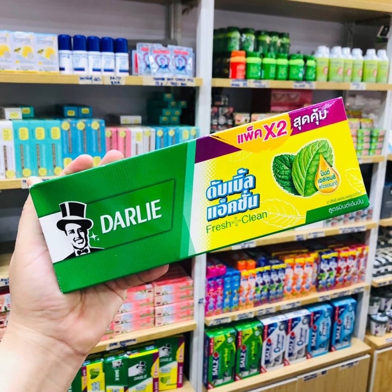 Darlie Twin Action Toothpaste 150g. ยาสีฟันดาร์ลี่ ดับเบิ้ล แอ็คชั่น