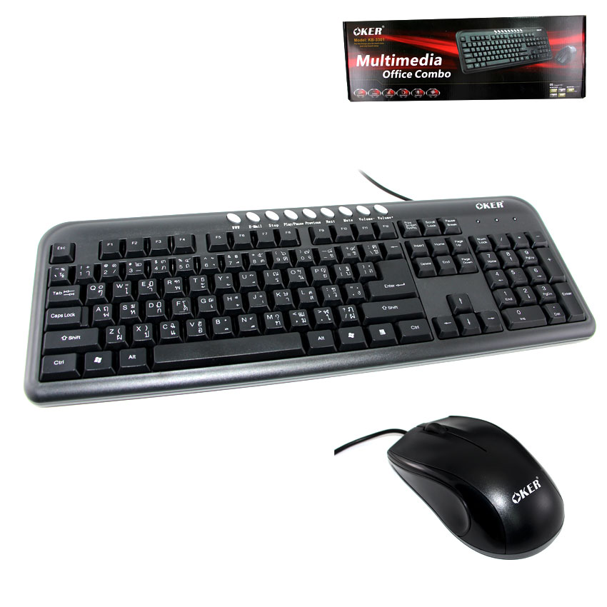 KB-3301&M OKER MULTI KEYBOARD+MOUSE USB KB-KM-OK-3301M