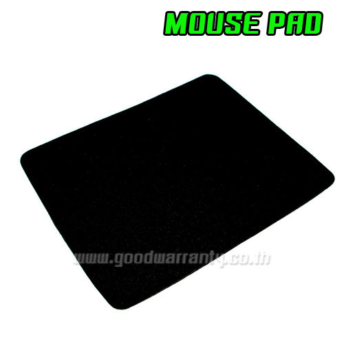 MOUSEPAD แบบผ้า สีดำ 22x18cm หนา2มิล 22x18cm หนา2มิล MP-GO-XX-00001