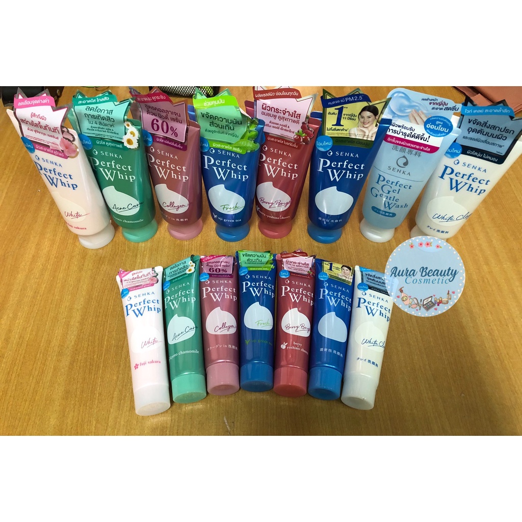 SENKA Perfect Whip วิปโฟมล้างหน้า ทำความสะอาดล้ำลึก (ครบทุกสูตร)