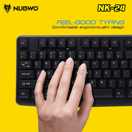NUBWO NK24 NUBWO AVALON KEYBOARD USB KB-UB-NW-024BK
