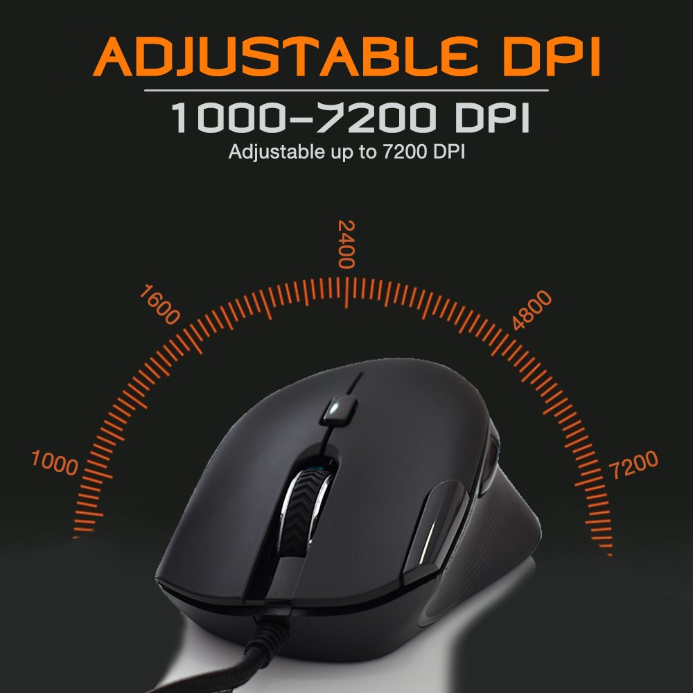 OKER M289 MOUSE MACRO USB 7200DPI ESPORTS RGB BACKLIT SKU-02951