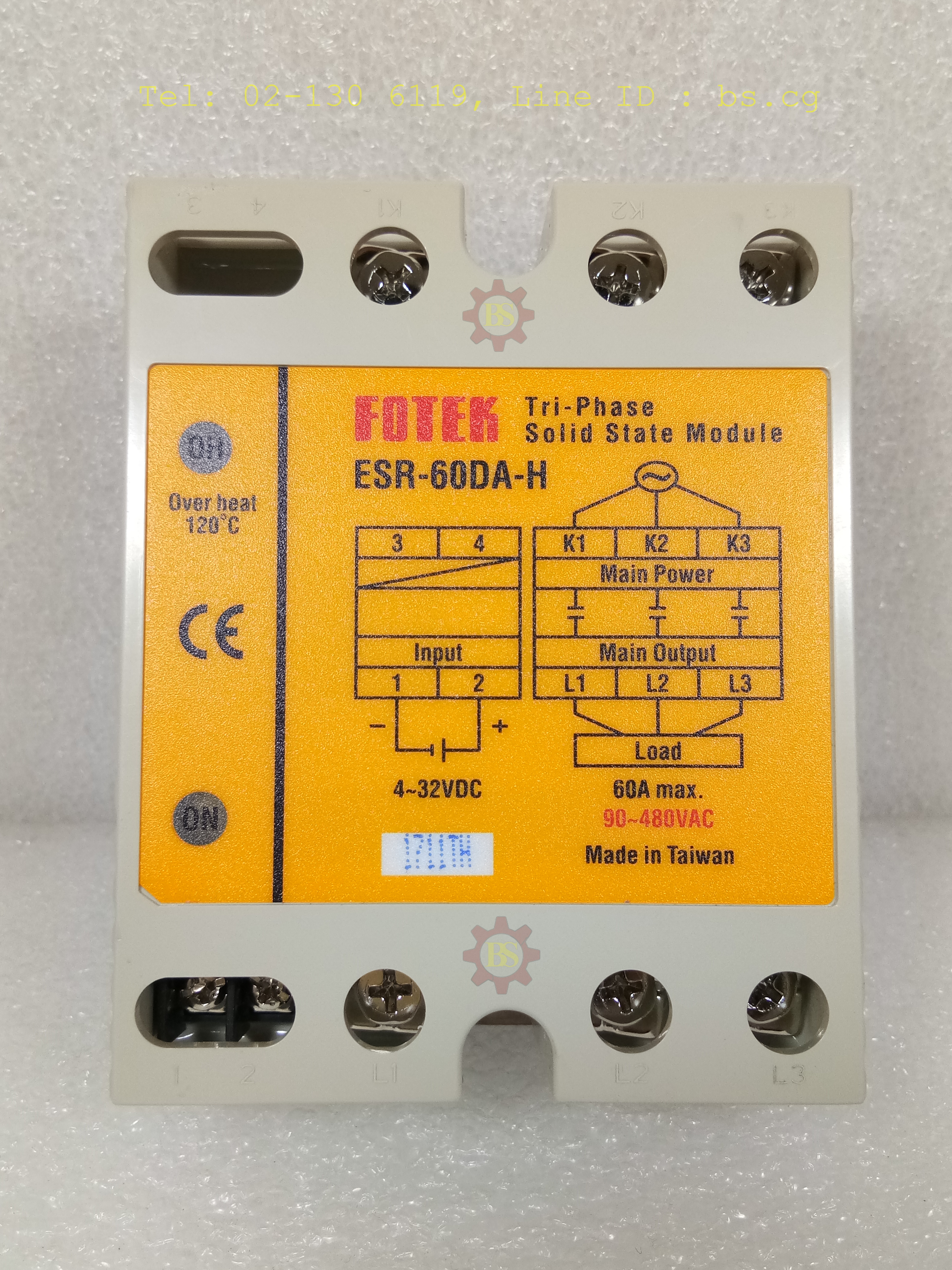 FOTEK : Solid State Module Tri-Phase ESR-60DA-H