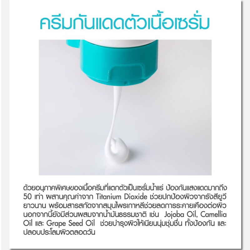 Cathy Doll Aqua Sun Body Sun Serum SPF50 PA+++ เคที่ดอลล์ เซรั่ม กันแดด ทาตัว ครีมกันแดด สำหรับผิวกาย