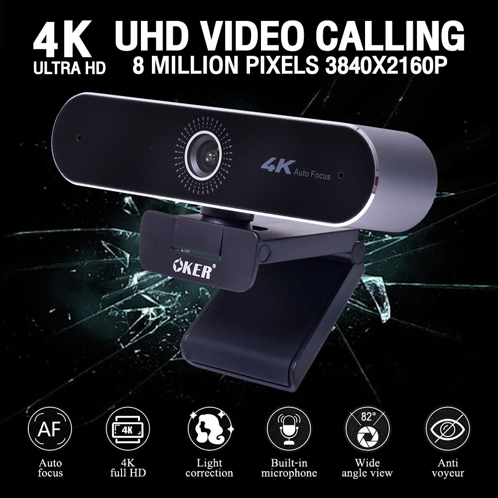 HD A538 OKER WEBCAM ULTRA 4K 5m CM-OK-HD-HD538