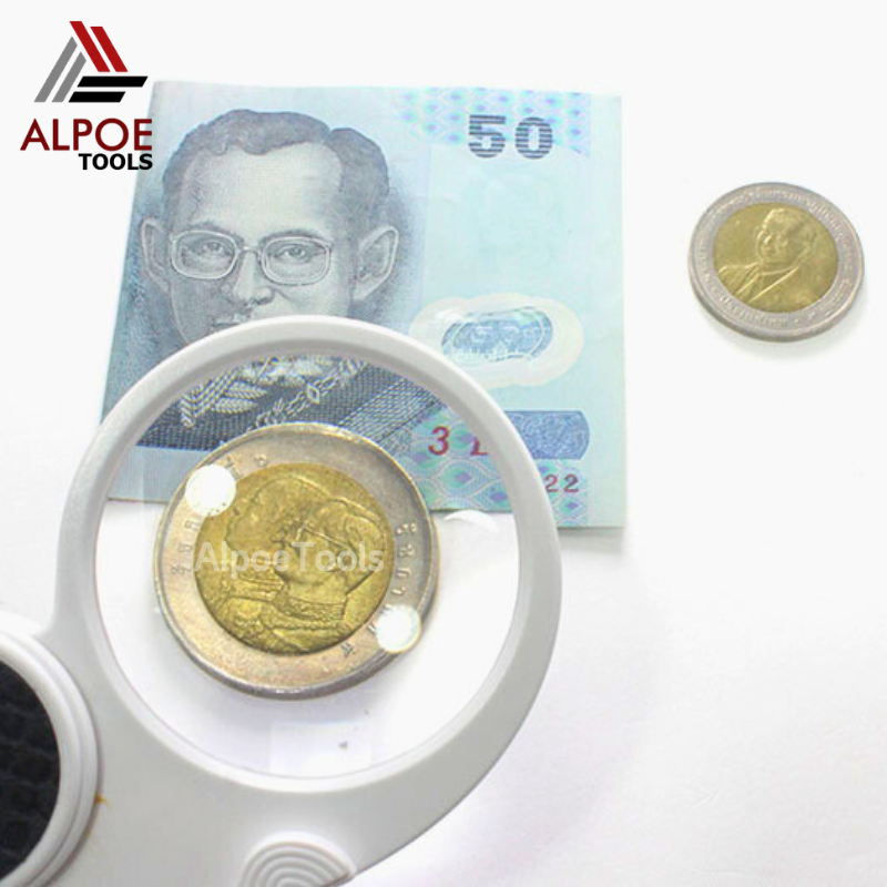 เลนท์ขยายพับได้ มีไฟ แบบพวงกุญแจ รหัส No.6901 ทรงรูปมะม่วง