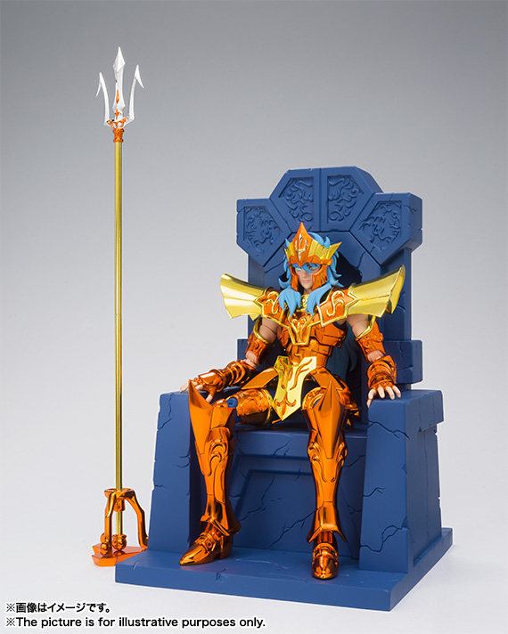 Saint Cloth Myth EX Emperor Poseidon Imperial Sloan (Throne) Set