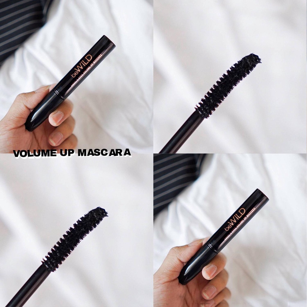(1ชิ้น) beWiLD Angel’s Eyes Volume Up Mascara มาสคาร่า (No.10 BLACK)