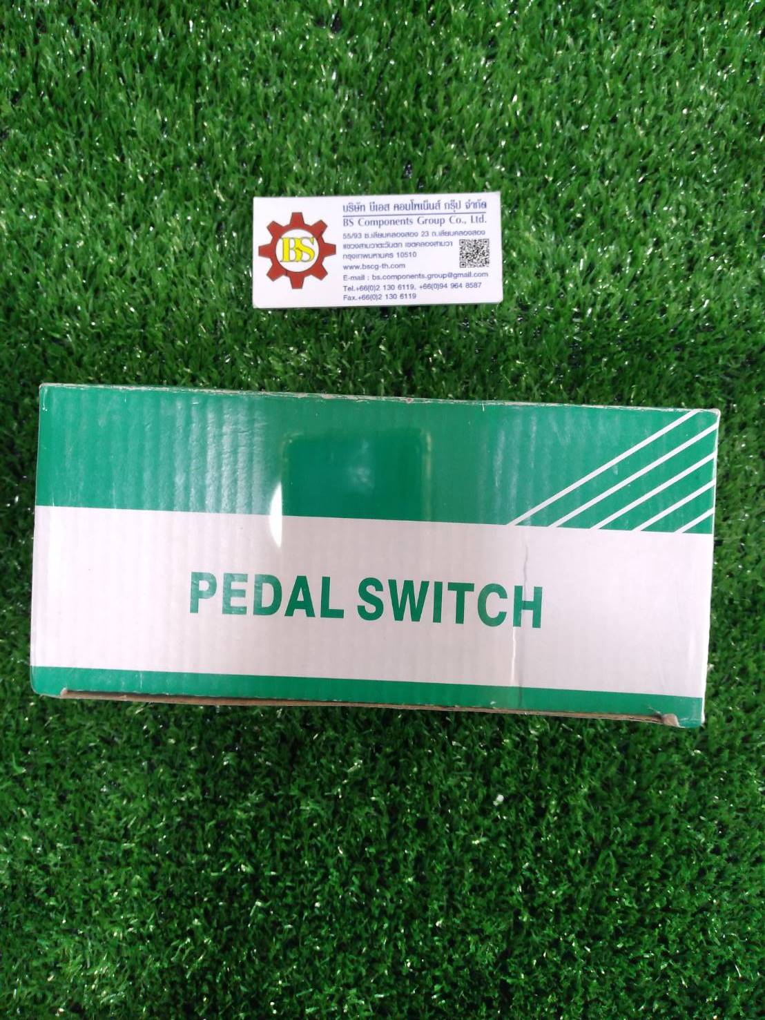 SAZN : สวิตช์เท้าเหยียบ FS-3 10A กดล็อคกดปล่อย (เป็นอลูมิเนียม)